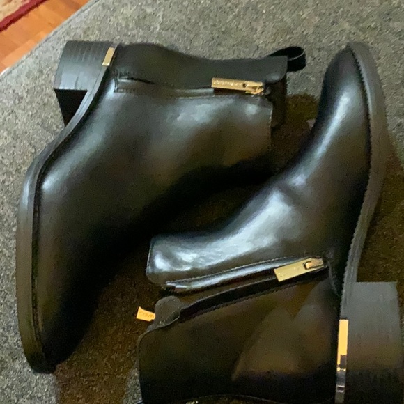 Calvin Klein | Casual Style Suede Faux Fur Plain Pin Heels Office Style - Picture 4 of 5